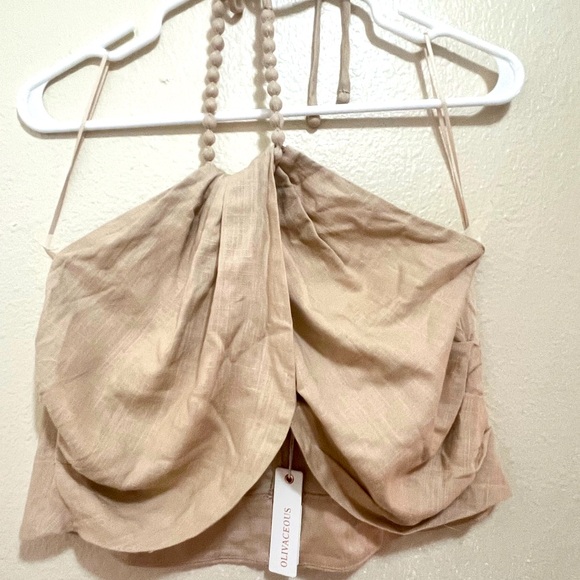 Olivaceous Adele top- natural in size medium - Picture 3 of 7